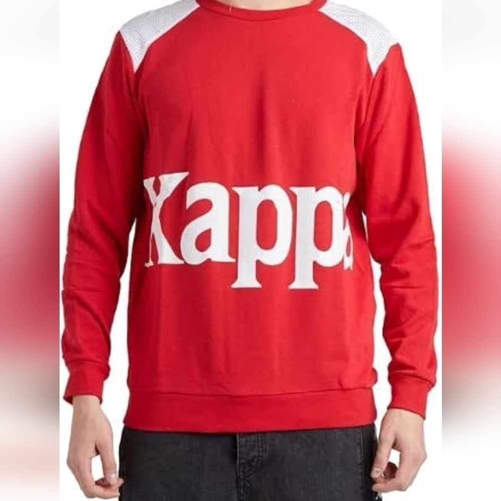 Kappa Sweatshirt Bernel Red Man Size Large